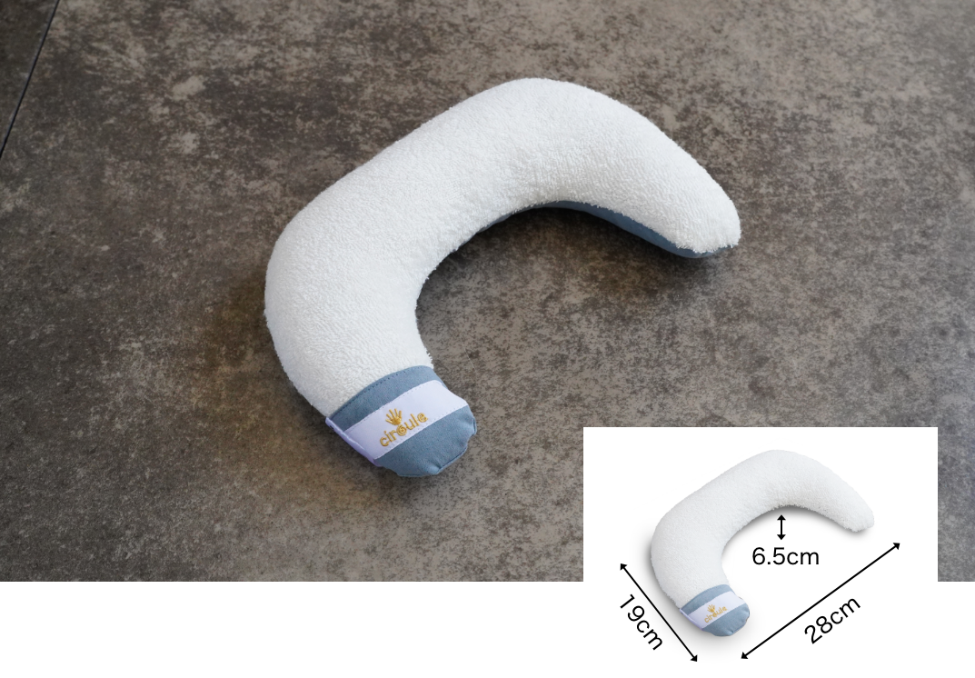 Recovery Pillow Surface: Off-White × Pale Blue